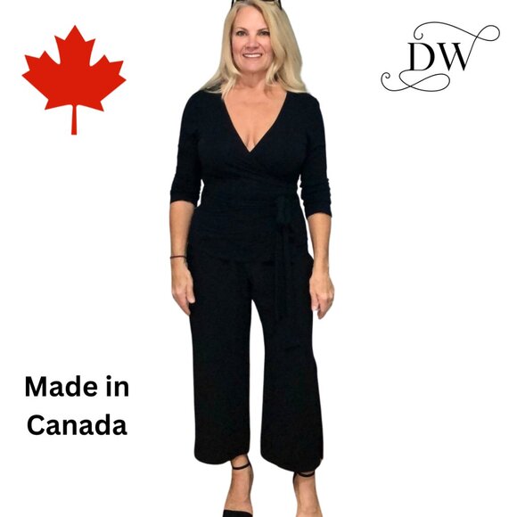 Lily Wide Leg | Black Pant - Picture 4 of 5